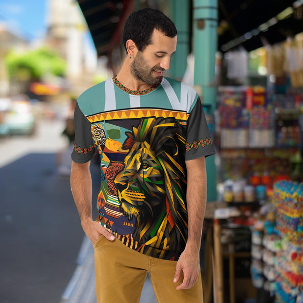 Lion Mama Africa All Over T-Shirt